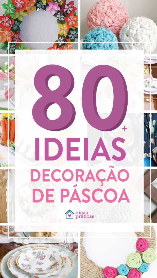 decoração de páscoa com materiais reciclados