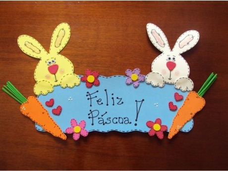 como fazer decoração de páscoa simples