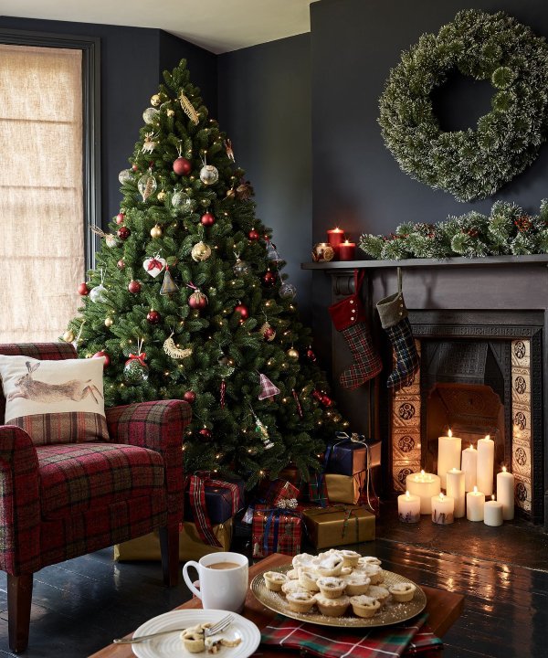 decoração de pinheiro de natal