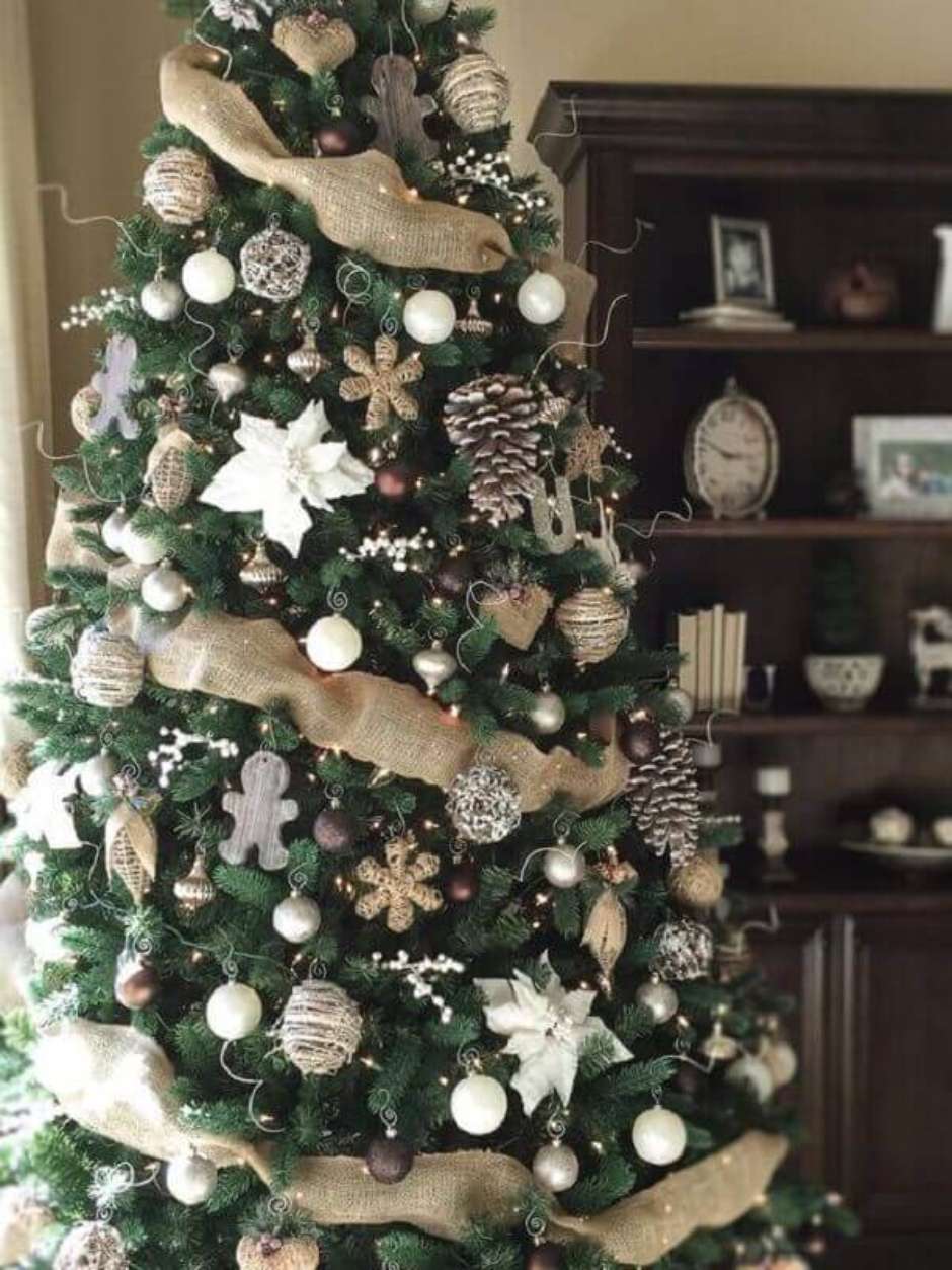como decorar pinheiro de natal pequeno