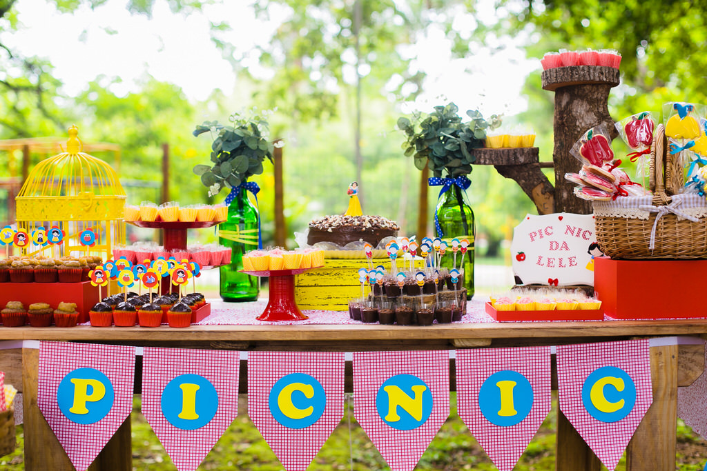 decoração de piquenique para casal