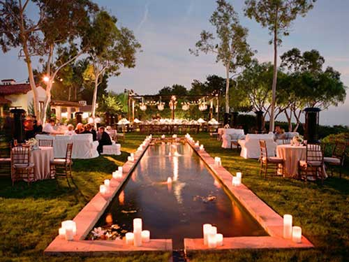 custo decoração piscina casamento dia simples