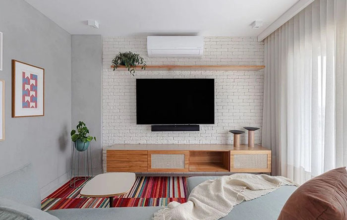 dicas de decoração para prateleira de TV