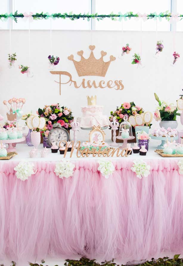 decoração de princesa simples