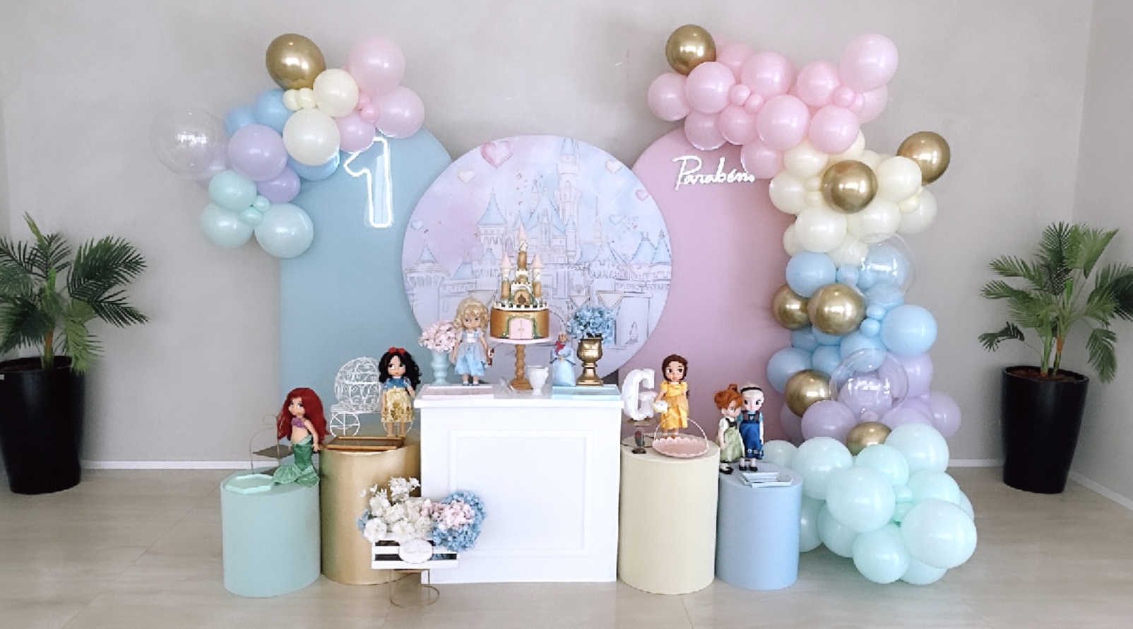 decoração princesa realeza