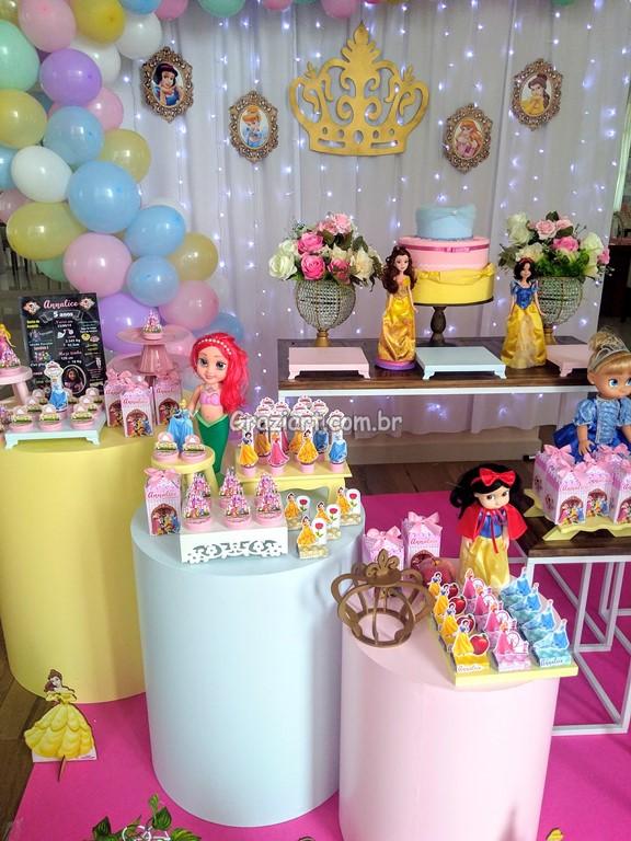 decoração festa princesa luxo