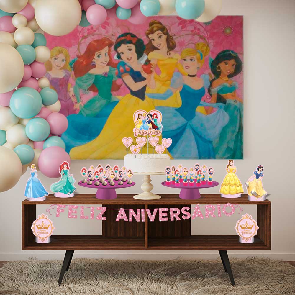 decoração festa princesa luxo