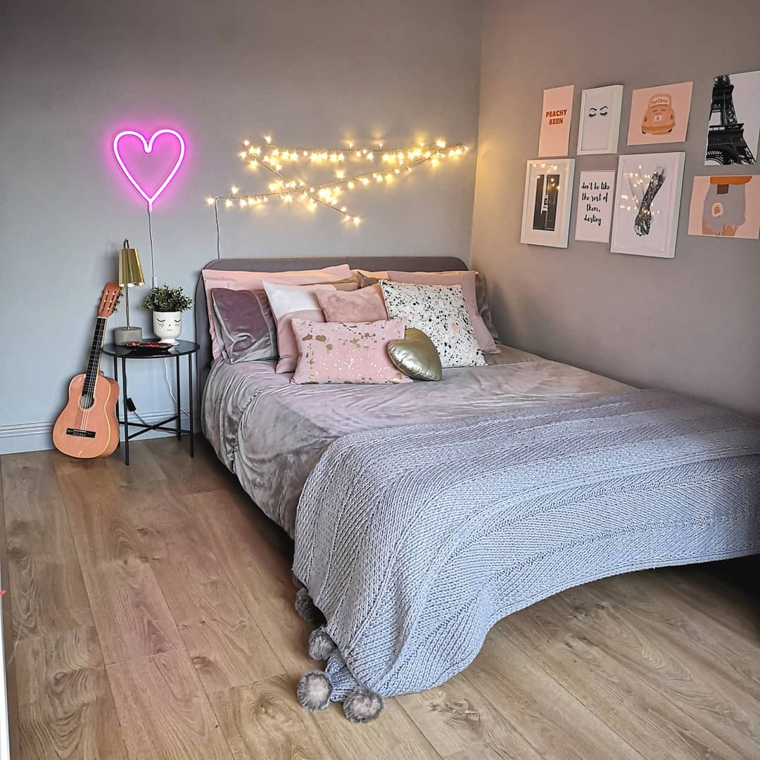 como decorar quarto aesthetic para adolescente feminina