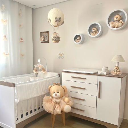 quarto de bebê menina boho chic