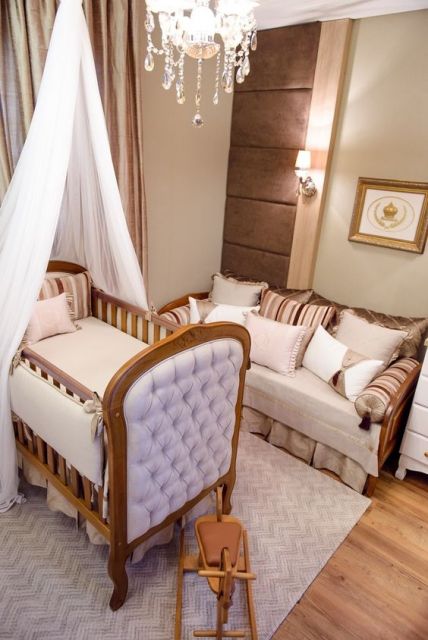 decoração quarto bebê menina minimalista moderno