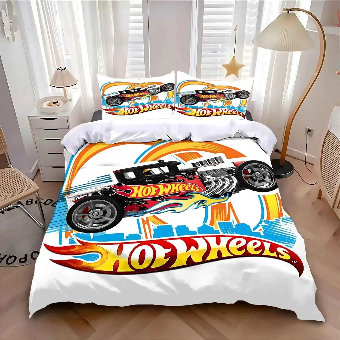 ideias criativas decoração quarto hot wheels