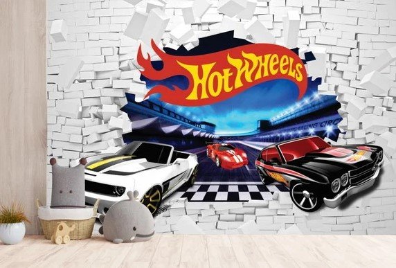 decoração de quarto hot wheels
