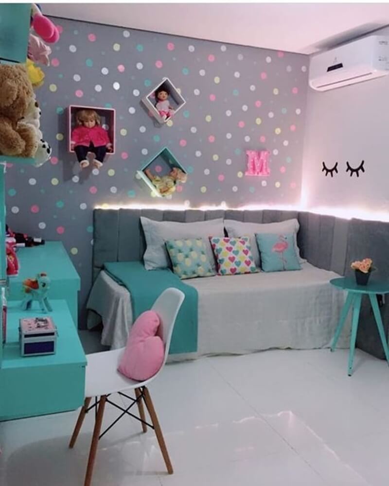 decoração quarto menina simples e barata