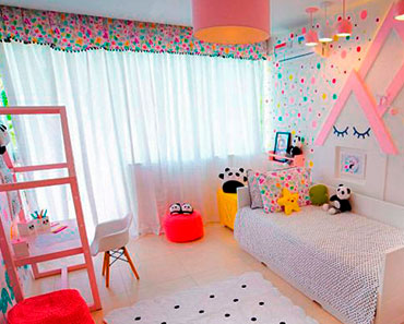 pintura meia parede quarto infantil
