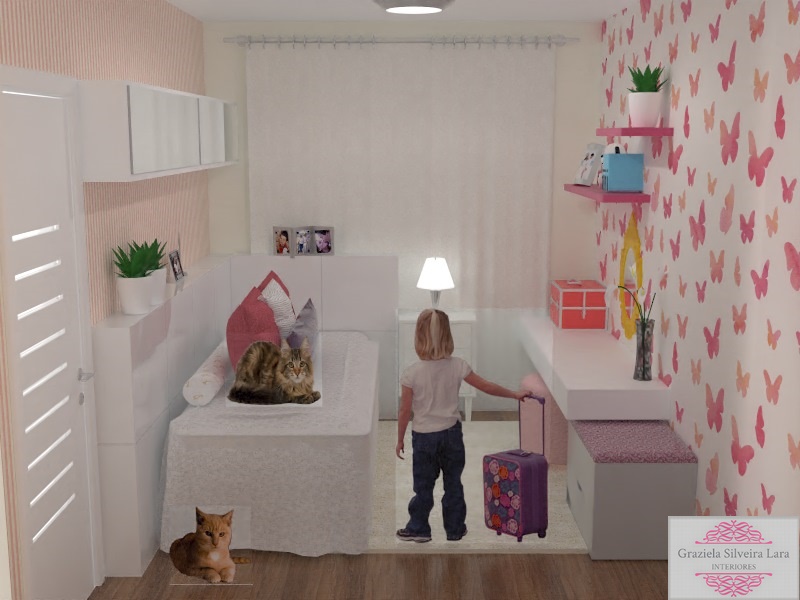 decoração quarto menina simples e barata