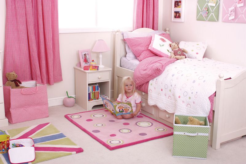 decoração quarto infantil feminino pequeno