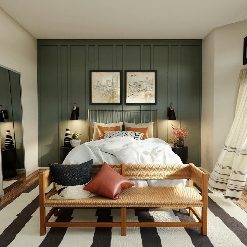 parede de quarto moderna