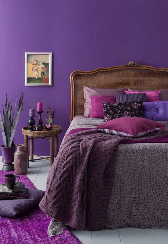 erros comuns ao decorar quarto com roxo