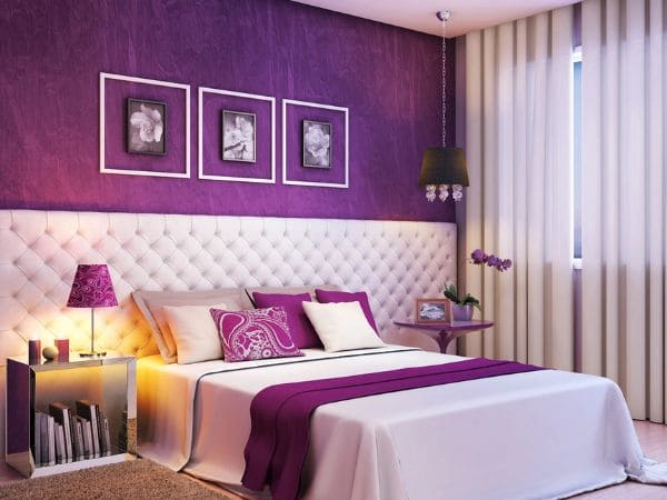 quanto custa decorar um quarto com roxo