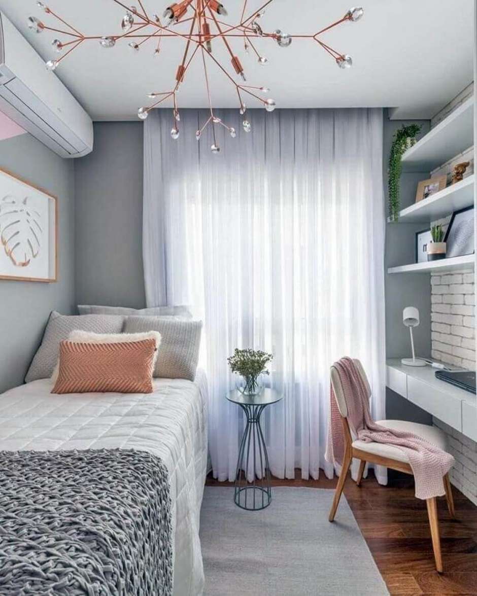 decoração de quarto simples e barato feminino