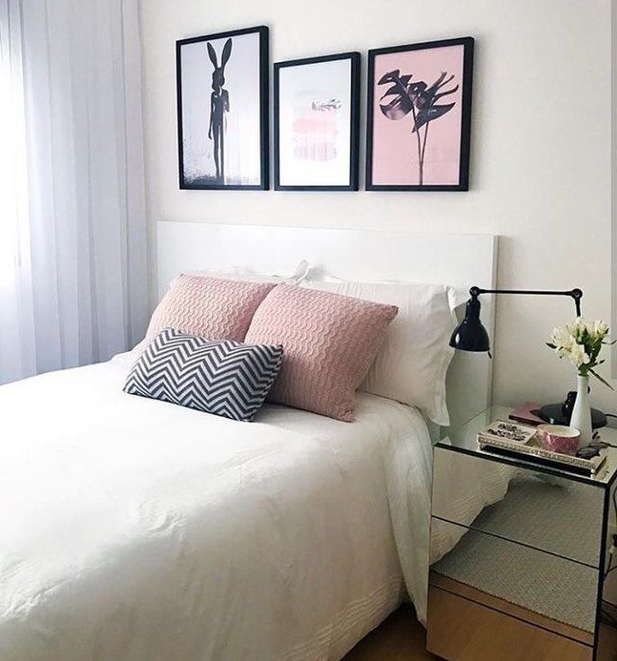 decoração quarto feminino simples vs minimalista