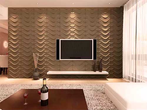 decoração de sala com gesso 3d