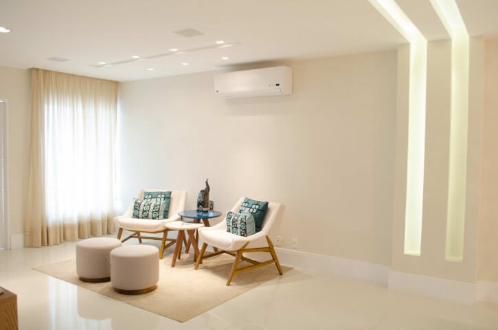 painel de gesso para sala de tv