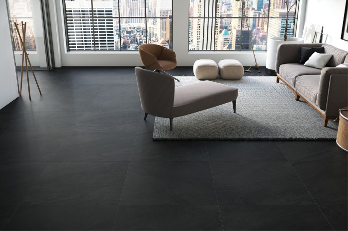 quanto custa decorar sala com piso preto