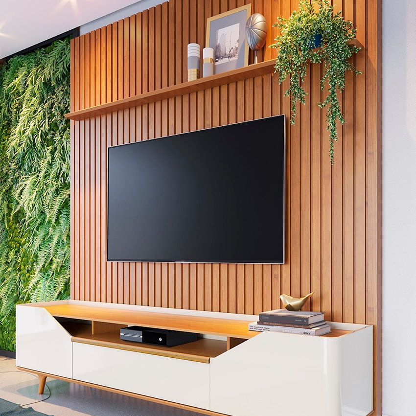 10 ideias criativas decoração rack sala pequena