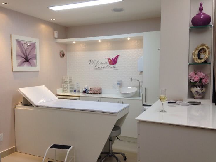 decoração consultório de estética pequeno