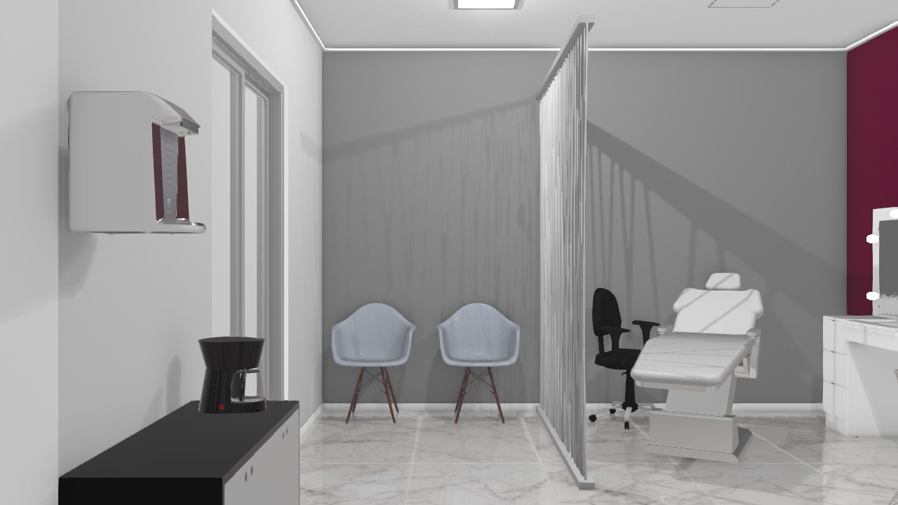 cores para sala de estética pequena