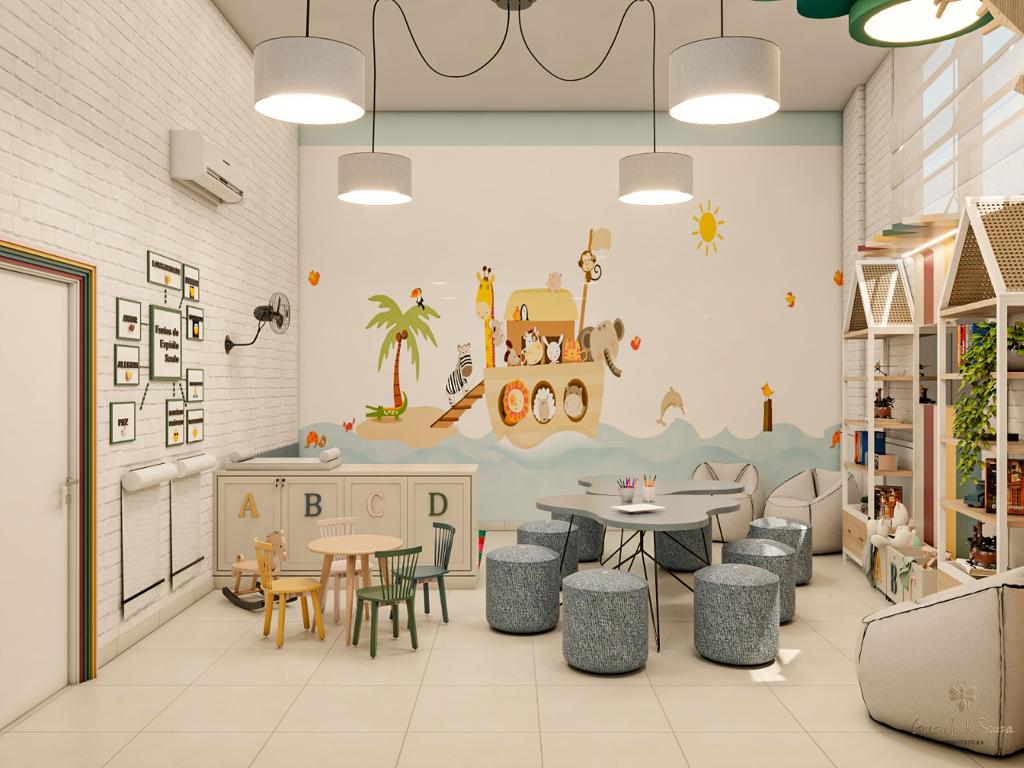 decoração sala infantil igreja evangélica vs. sala infantil comum