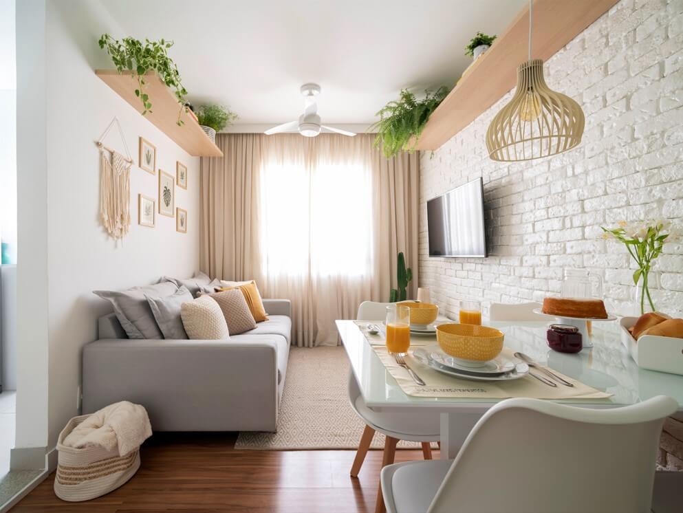 como escolher sofá para sala de apartamento pequeno