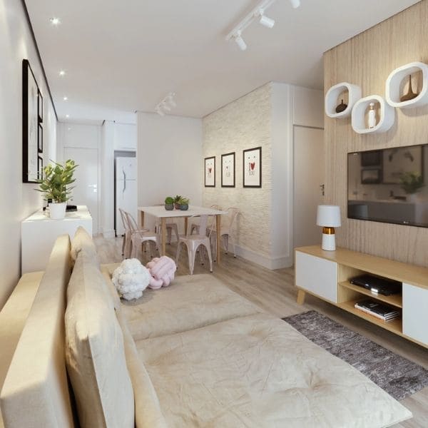 como decorar sala pequena sem gastar muito