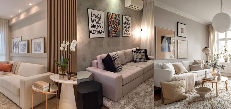 DIY decoração sala pequena