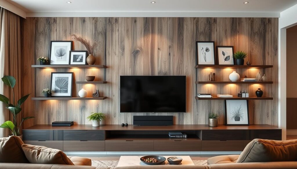 custo médio para decorar parede de tv