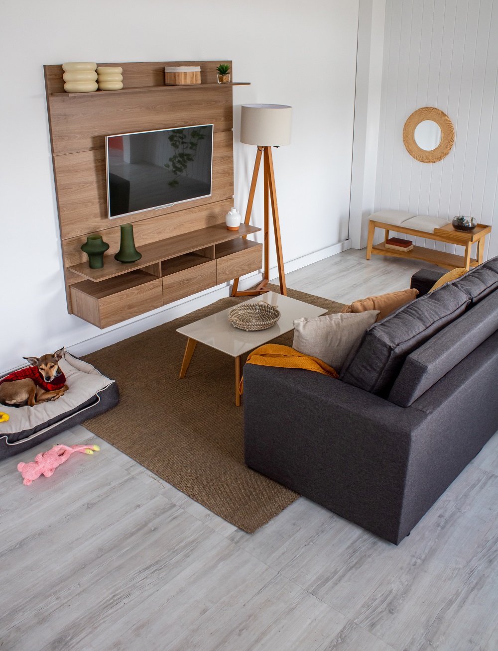 custo médio para decorar parede de tv