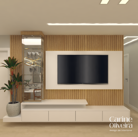 painel ripado vs revestimento 3d para tv