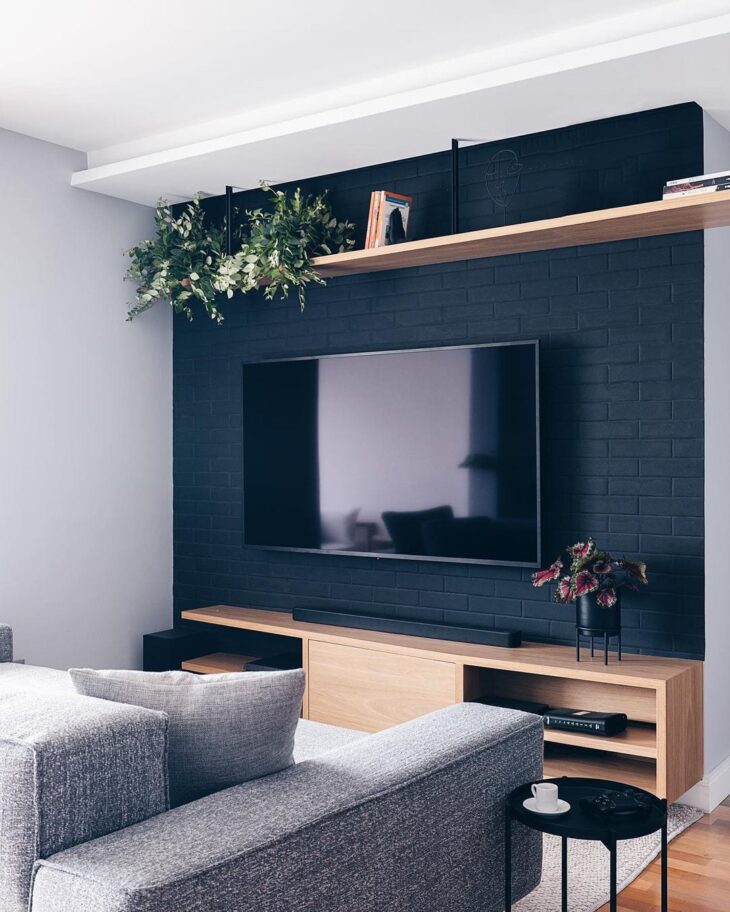custo médio para decorar parede de tv