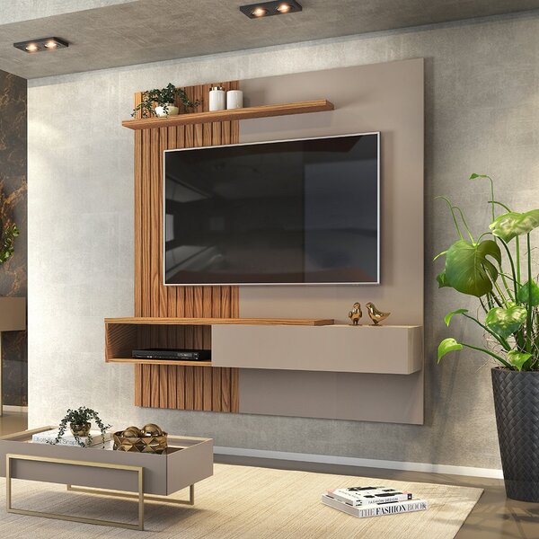 ideias criativas para decorar parede de tv