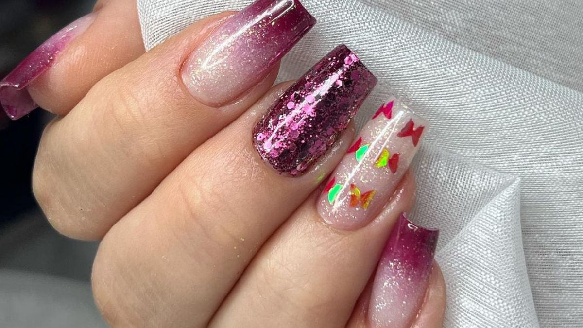 decoração de unha acrigel