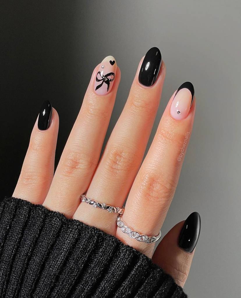 Unhas pretas fosco (matte)