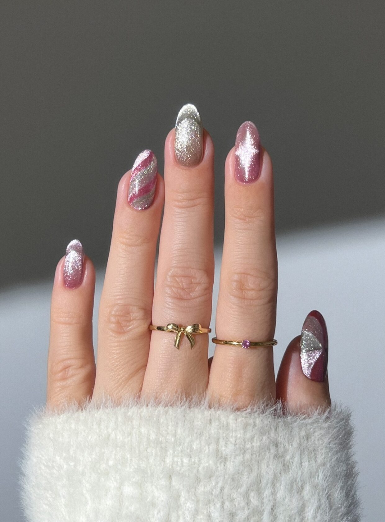 como fazer unha encapsulada com glitter passo a passo