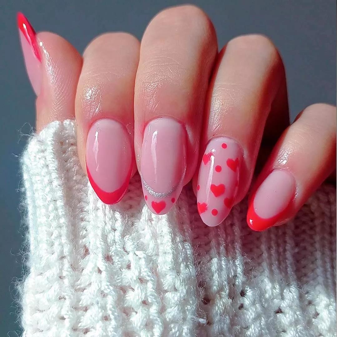 unha de gel redonda nudes