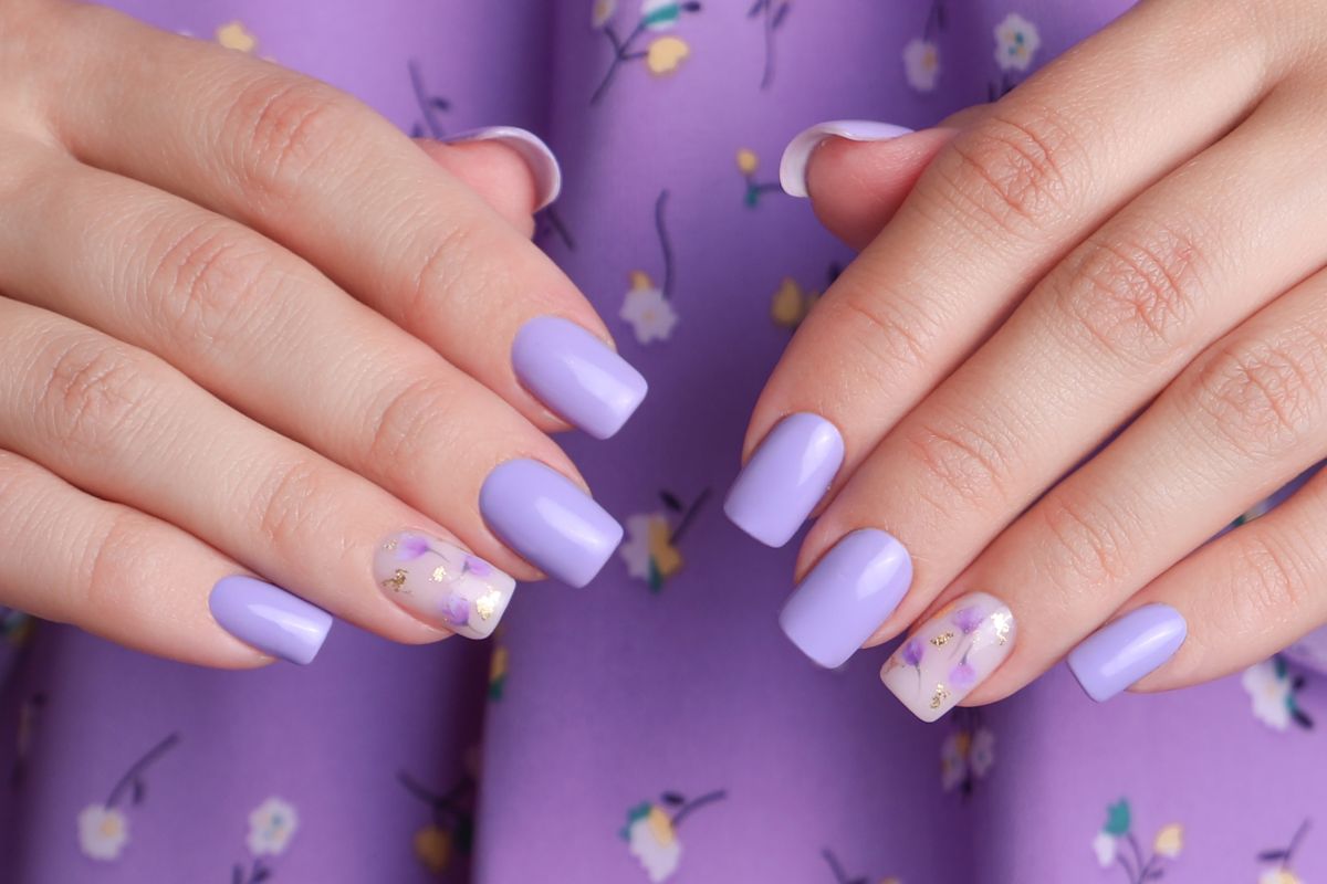 erros comuns ao fazer unhas em gel lilás
