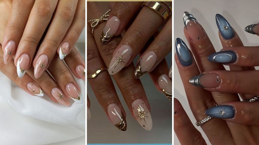 unhas francesinha ano novo