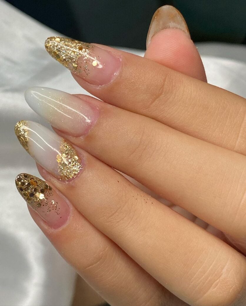 unhas brancas ano novo