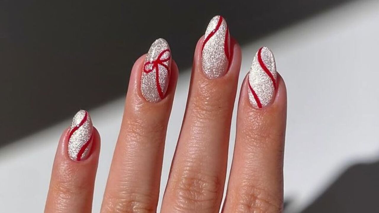 unha decorada natal 3D