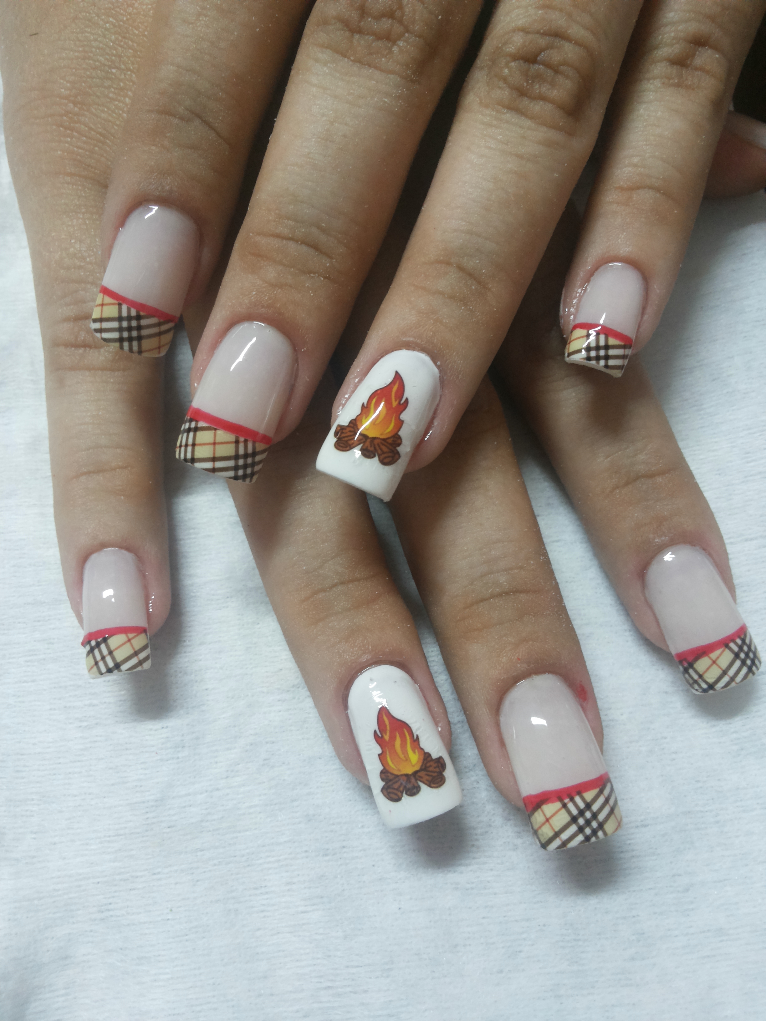 erros comuns ao fazer unha xadrez festa junina