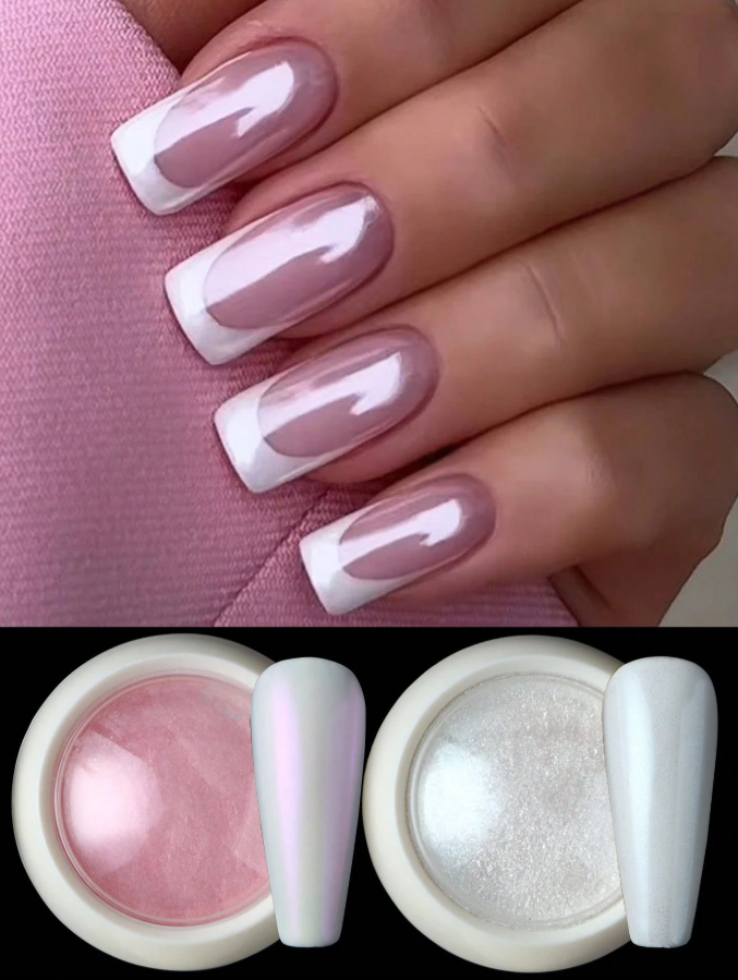 unhas gel rosa vs acrigel rosa